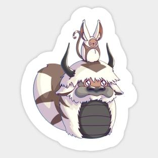 appa and momo Sticker